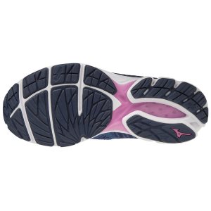 Mizuno Wave Rider Waveknit3 Παπουτσια Για Τρεξιμο Γυναικεια - Μπλε